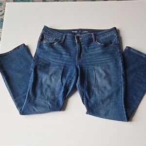 Old Navy Mid-Rise Kicker Boot Cut Jeans